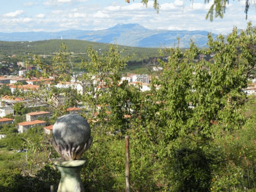 Foto Labin: Blick ins Landesinnere Istriens