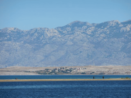 Foto Nin: Insel Pag und Velebit-Gebirge