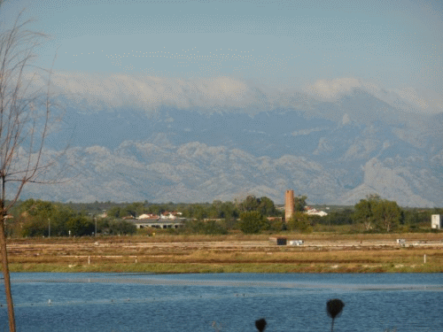 Foto Nin: Velebit als Wettergrenze