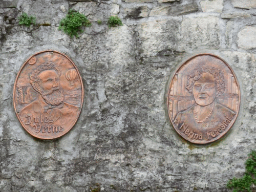 Foto Pazin: Denkmal fr Jules Verne & Nerina Feresini