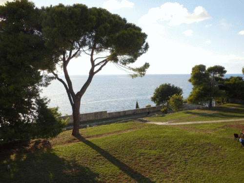 Foto Rovinj: Blick vom Jachthafen zur Kirche S. Eufemia