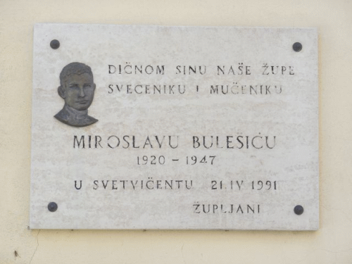 Foto Svetvinčenat: Inschrift 3 am Pfarramt
