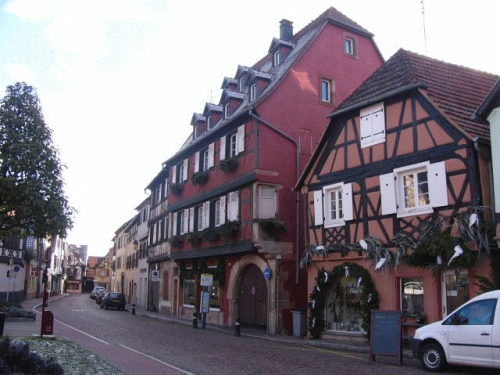 Photo Erstein: maisons  colombage