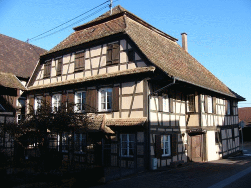 Foto Erstein: Fachwerkhaus