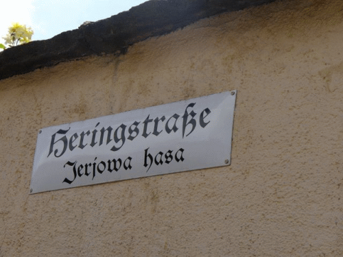 Foto Bautzen: Straenschild Heringstrae