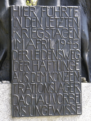 Foto Munique: inscrio do memorial perto do castelo Blutenburg em Obermenzing