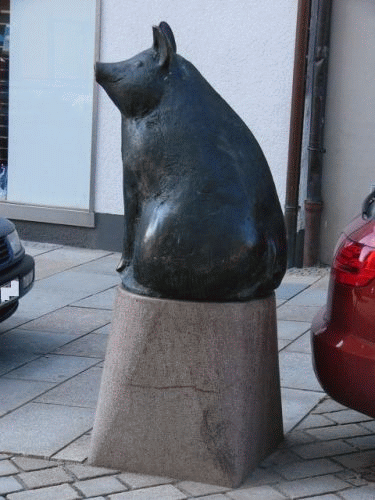 Foto Deggendorf: das Sauendenkmal