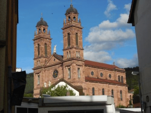 Foto: katholische Pfarrkirche St. Johannes Nepomuk in Eberbach