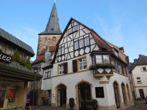Foto Eberbach: Haspelturm mit Spohrschem Haus