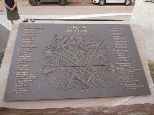 Foto Eberbach: Zweite Inschrift Synagogenmahnmal