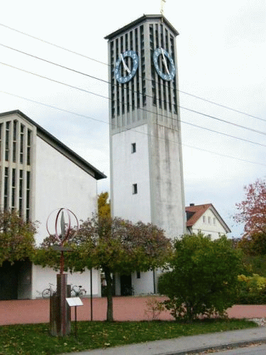 Bild: Don-Bosco-Kirche und Terra unica