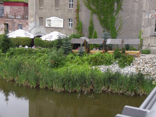 Photo Grlitz : vue du chteau vers la mairie