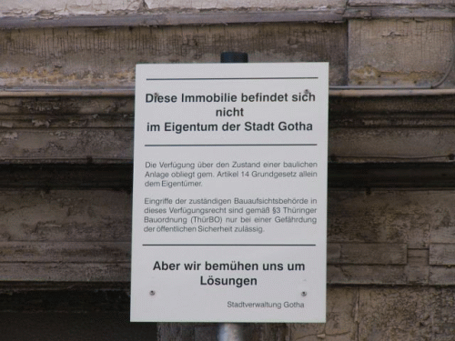 Photo Gotha : monument antifasciste et muse de la nature