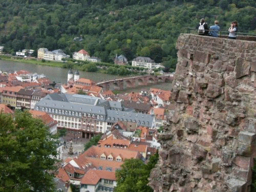 Photo Heidelberg : Vieux pont vu du chteau