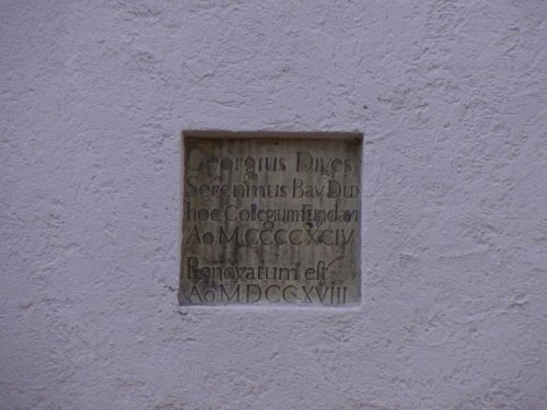 Foto Ingolstadt: Lateinische Inschrift