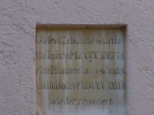 Foto Ingolstadt: Deutsche Inschrift