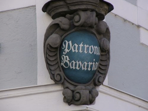 Foto Ingolstadt: Inschrift der Patrona Bavariae