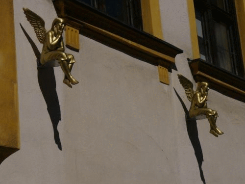 Photo Asam church in Ingolstadt: sitting angels