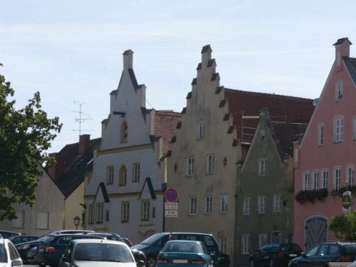 Foto Moosburg: Haeusergiebel