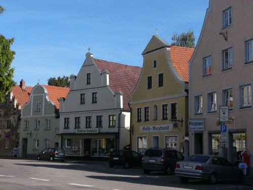 Foto Moosburg: Haeusergiebel