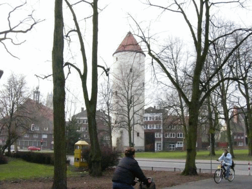 Photo Mnster: Buddenturm seen from the former city wall