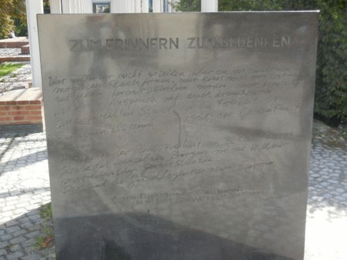 Photo Munich: commemorative stone for the White Rose