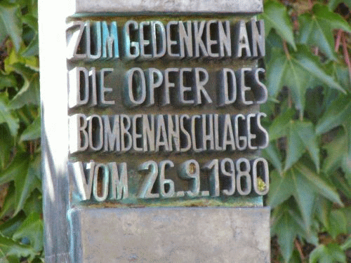 Photo Munich : Texte commmoratif