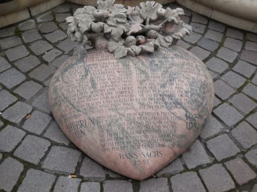 Foto Nrnberg: Erste Inschrift Ehekarussell