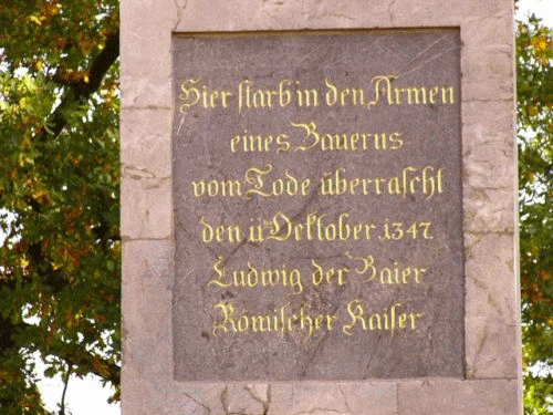 Photo FFB-Puch: Memorial for Louis the Bavarian