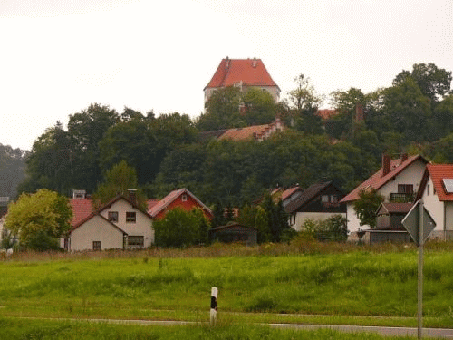 Foto Nittenau-Stefling: Steflinger Schloss von der Brcke aus