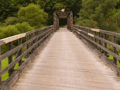 Foto Nittenau-Stefling: Auf der Steflinger Regenbruecke