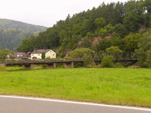 Foto Nittenau-Stefling: Steflinger Regenbruecke flussabwaerts