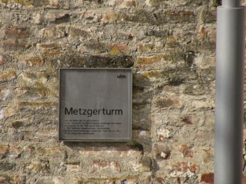 Photo Ulm Butchers' Tower: view from the city wall