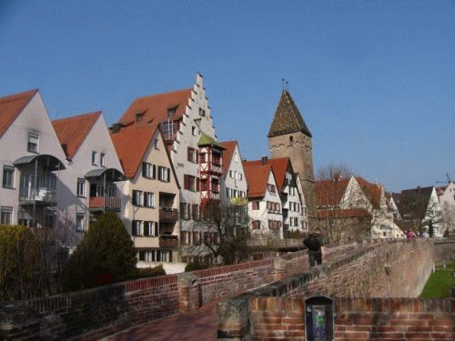 Photo Ulm Butchers' Tower: general view