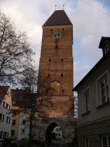 Photo Ulm Geese Gate: view from the city