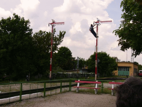 Foto Buda: oberer Kindereisenbahnhof: Mnnerballett