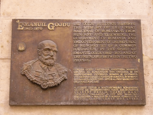 Foto Budapest: Gedenktafel zu Gozsdu-Hfen