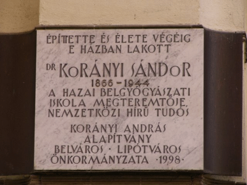 Foto Budapest: Gedenktafel fr Sndor Kornyi