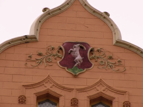 Foto Kecskemt: Ziege am Rathaus