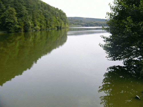 Mecsek-Gebirge: Seeblick