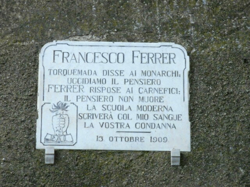 Foto Campiglia Marittima: Wandtafel Ferrer