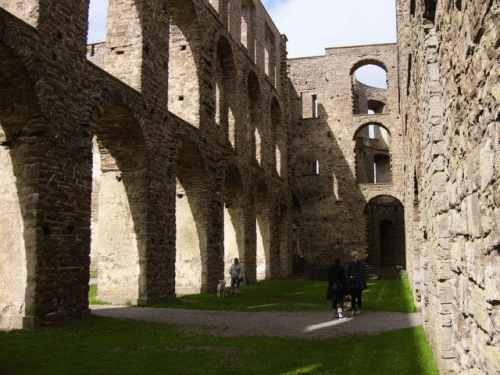 Photo Borgholm : intrieur du chteau en ruines