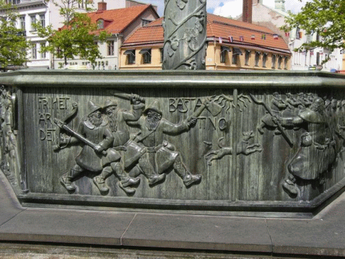 Photo Kalmar : monument Gustave Vasa