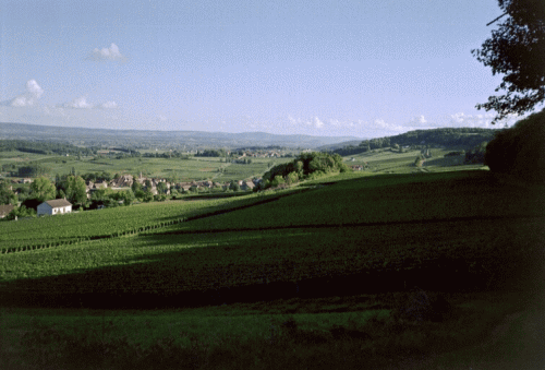 Foto: Abendstimmung bei St. Vallerin