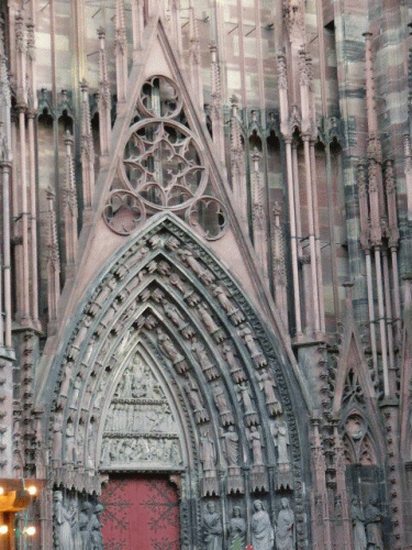 Foto Strasburger Mnster: Nebeneingang