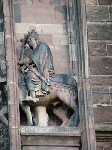 Foto Strasburger Mnster: Rechter Reiter