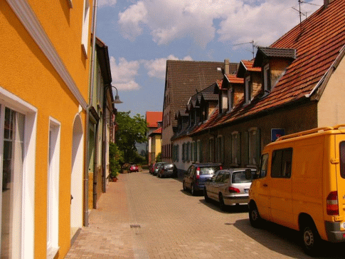 Foto: Kuhgasse, von oben gesehen