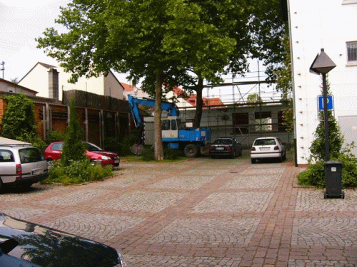 Foto: Ehemaliger Schulhof der Volksschule
