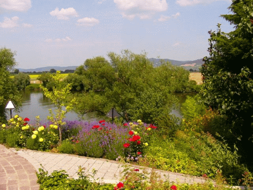 Foto: Blick vom Theatron zur nrdlichen Bergstrae