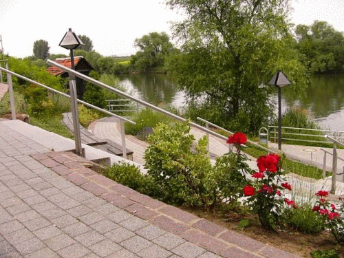 Foto: Blick zum Neckarufer